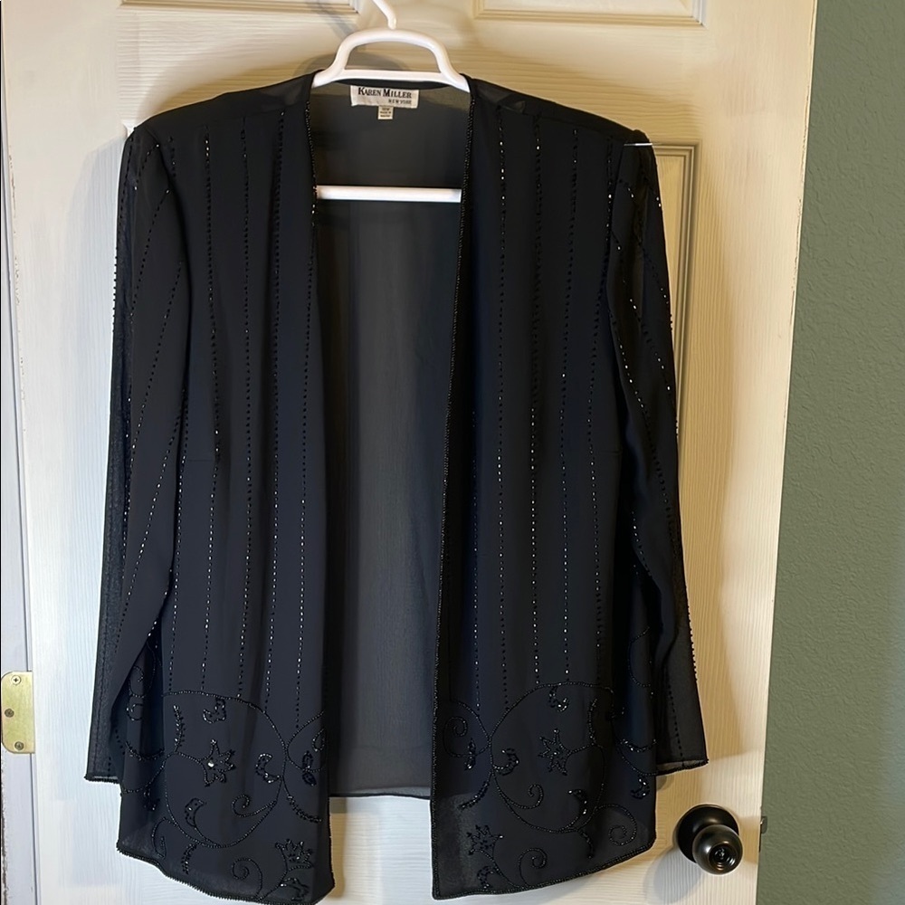 Karen Millen Black Blazer Professional Suit Jacket